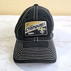 REEBOK New Orleans Saints 2009 NFC Champions Hat.